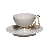 Grace Coffee Cup Set For 2 (4 Pcs) Porcelain