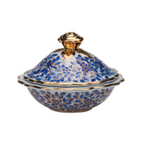 Azure Pleasure Covered Bowl Small