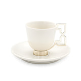 Supreme Modern Coffee Cup Set, Set For 2