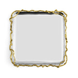 MICHAEL ARAM WISTERIA GOLD MATZAH PLATE