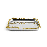 MICHAEL ARAM WISTERIA GOLD MATZAH PLATE