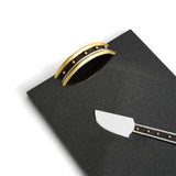 MICHAEL ARAM NAGA CHEESE BOARD W/ KNIFE