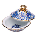 Azure Pleasure Covered Bowl Small