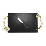 MICHAEL ARAM ANEMONE LRG CHEESE BRD W KNIFE