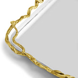 MICHAEL ARAM WISTERIA GOLD MATZAH PLATE